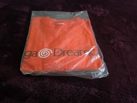 1999 Sega Dreamcast Vintage Promo Shirt Orange New Never Opened Look 👀