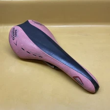Pink Selle San Marco Bilanciata Caymano 285mm x 235mm Titanox Rail Saddle