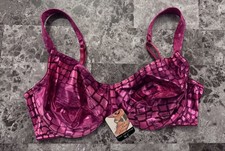 VICTORIA'S SECRET 36C SECOND SKIN SATIN PINK VINTAGE CLASSIC FULL COVERAGE BRA