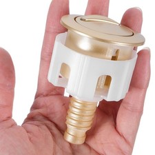 Toilet Button Flush Replacement Round Push Button for Dual Flush Toilet System