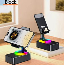 Bluetooth Speaker Audio Power Bank  Phone Holder Mount HiFi for Tablet 3-in-1 