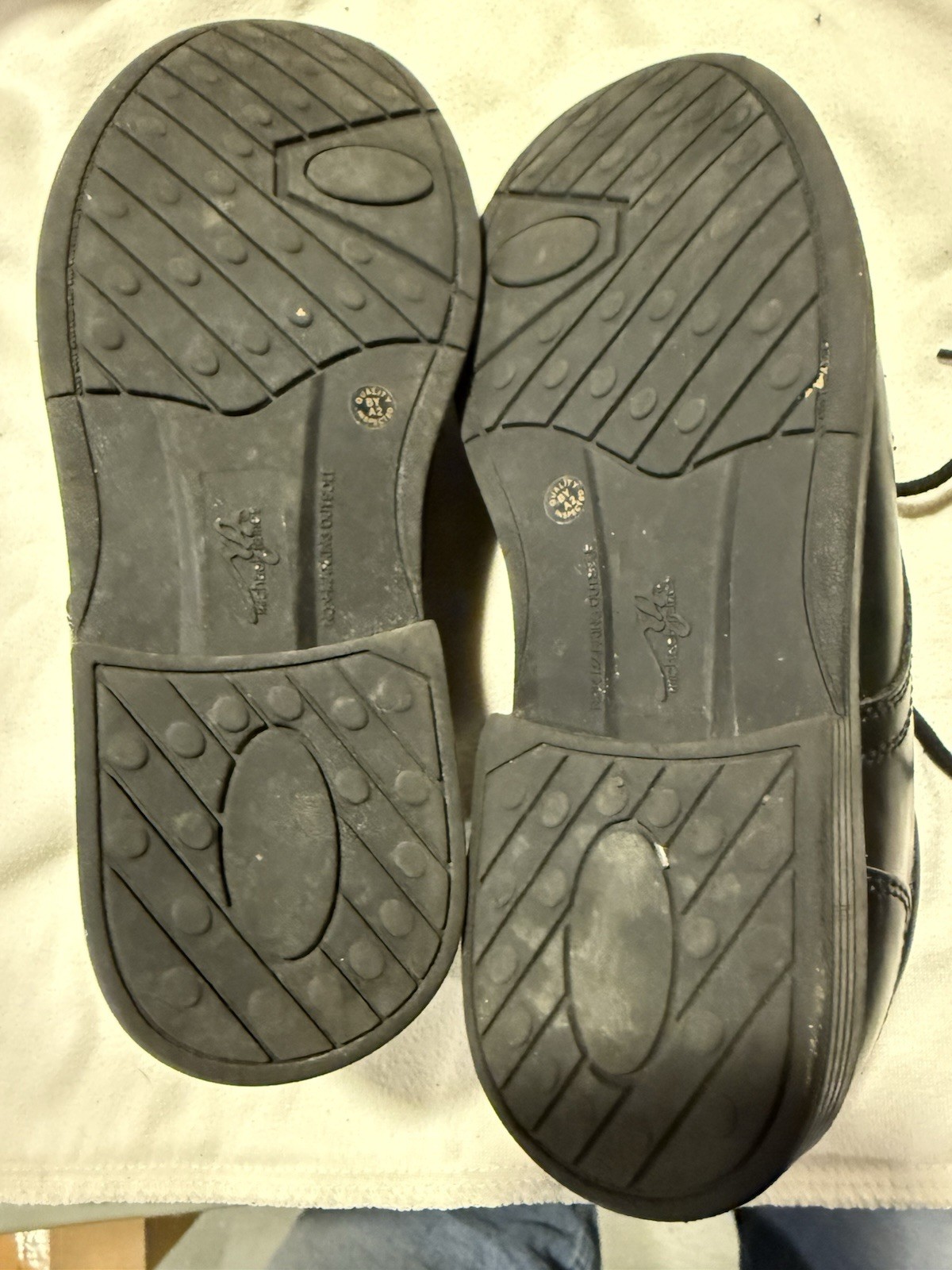 SAOLA Scarpe eleganti stringate nere classiche Michael James ragazzo taglia 4M indossate leggermente