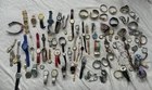 Large Vintage Watch Lot. Seiko. Fossil. Gruen.Timex. Elgin. Benrus. PARTS/REPAIR