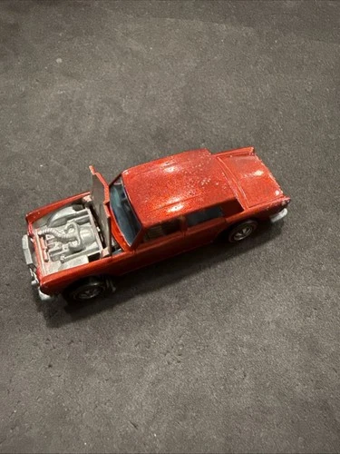 Rolls Royce Silver Shadow Redline Original 1969 Hot Wheels Red Brown Interior