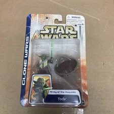 NEW Yoda Army of the Republic General w/ Hover-chair Star Wars Clone Wars #44