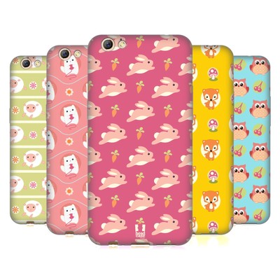 HEAD CASE DESIGNS CUTIE ANIMAL PATTERNS SOFT GEL CASE FOR OPPO PHONES