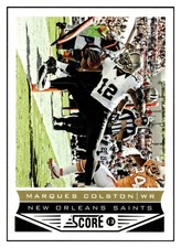 Marques Colston 2013 Score #131 New Orleans Saints Football Card *308