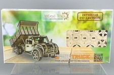 Wood Trick Mechanical 3D Moving Puzzle Assembly Model Dump Truck Kit Sealed NEW
