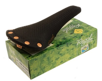 Selle San Marco Regal Girardi PRINTED BLACK Leather Saddle Copper NEW Box NOS