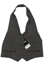 FREESOUL Weste Damen ärmellose Jacke Steppweste Kostümweste Gr. M Grau #wzm40by