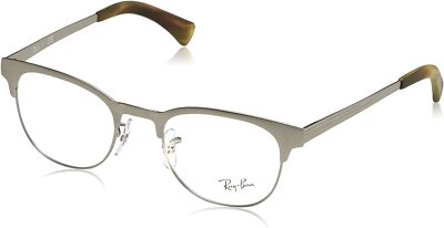 Ray-Ban Eyeglasses RX6317 2835 49mm Silver / Demo Lens | eBay
