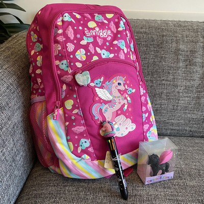 smiggle rainbow backpack