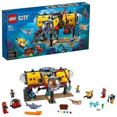 置物 handmade Lego 60265 City Oceans Exploration Base Deep Sea Underwater Set