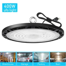 400W UFO LED High Bay Light Warehouse Gym Industrial Commercial Light 90-277V