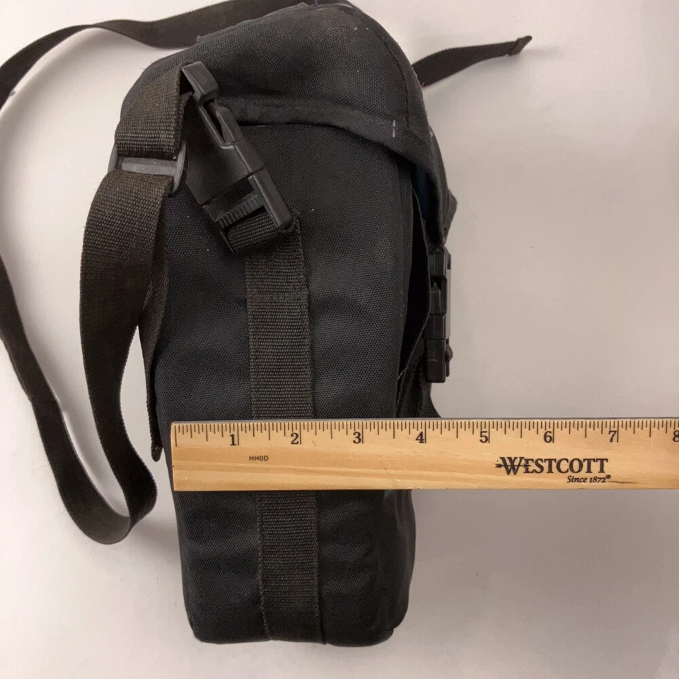 Estuche acolchado retro para cámara LowePro Topload Zoom negro logotipo clásico Foto 4 de 4