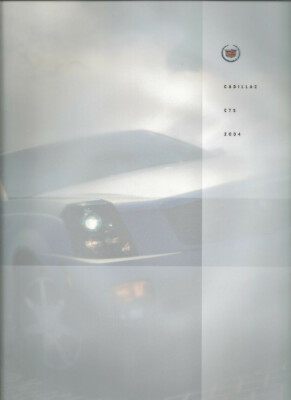 2004 Cadillac CTS brochure oem