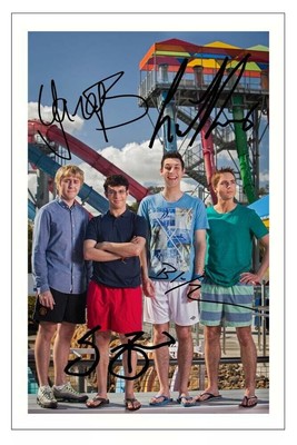 The Inbetweeners Movie Cast Autogramm signed Fotodruck A5