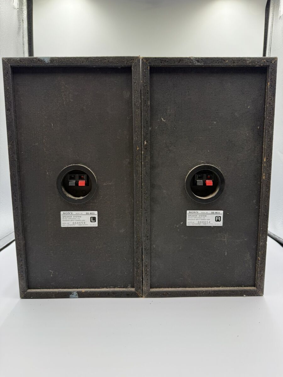 Sony Ss-m33 Surround Sound Speakers 6ω 60w for sale online Sony Ss-m33 Surround Sound Speakers 6ω 60w for sale online
