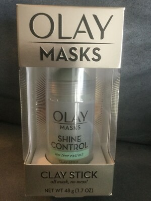 OLAY MASKS SHINE CONTROL CLAY STICK TEA TREE EXTRACT 1.7 OZ - NEW IN BOX