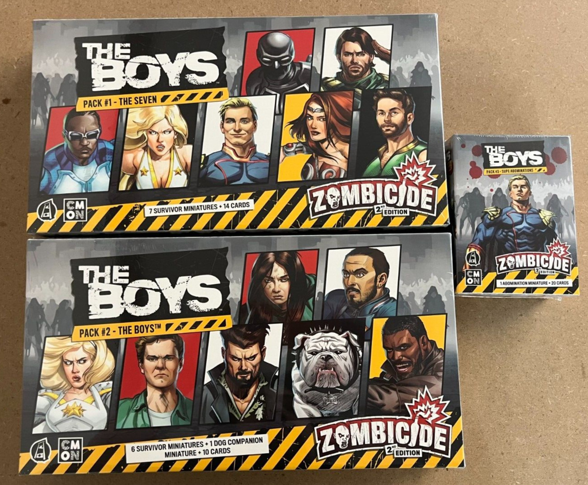 Zombicide 2E: The Boys Pack #1 The Seven, Board Games