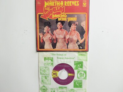 💥' MARTHA & THE VANDELLAS ' HIT 45 + PICTURE [DANCING IN THE