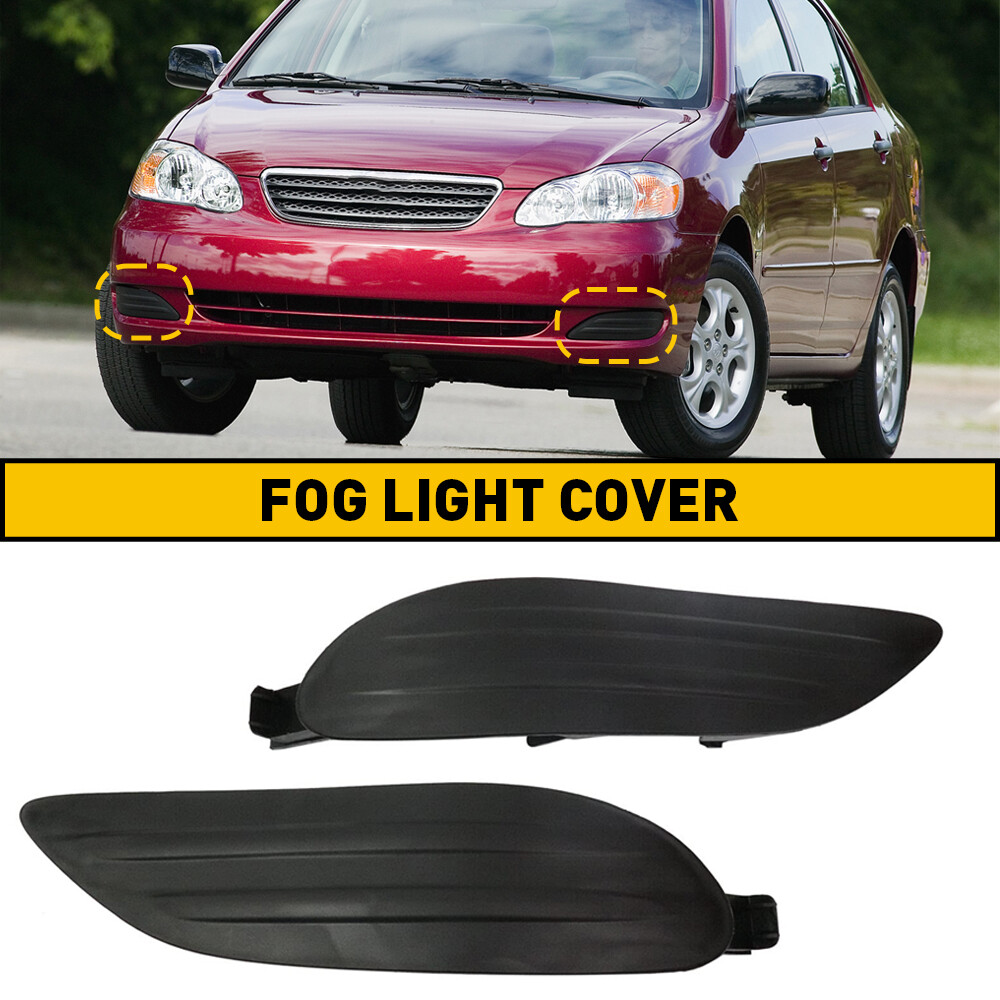 Toyota Corolla 2005-2008 Pair Fog Light Bumper Lamp Cover Insert