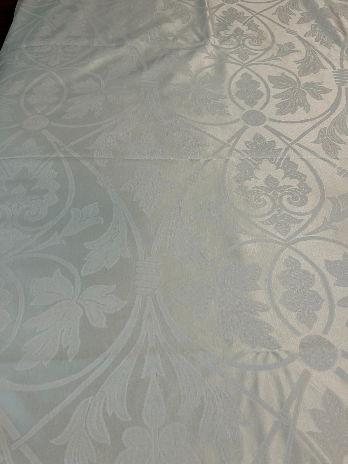 Piu belle Portugal Queen Luxury Duvet Cover Set Jacquard Damask Cream/Ivory