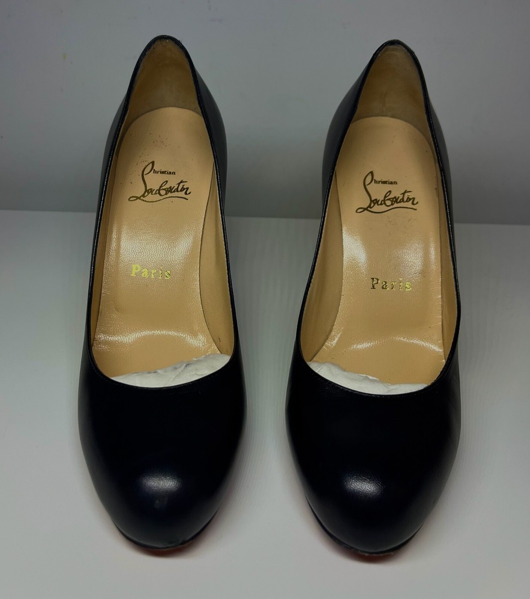 Christian Louboutin New Simple Pump 100 Patent Calf Black Christian Louboutin New Simple Pump 100 Patent Calf Black