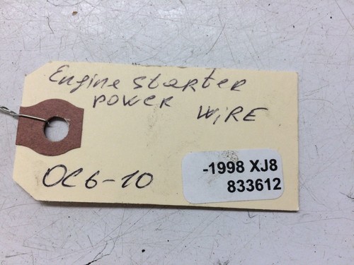 98-03 Jaguar XJ8 Engine Starter Power Wire Harness lnc3730ab OEM Used - Bild 2 von 6