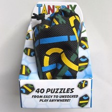 TANTRIX QUEST PUZZLE GAME WITH BAG BY PROFESSOR PUZZLE - 40 PUZZLES - BRAND NEW!