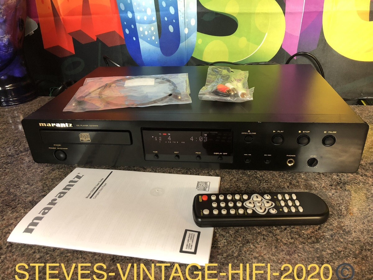 MARANTZ CD5400 CD PLAYER (AUDIOPHILE) + NEW REMOTE, OPTICAL