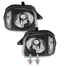 Scheinwerfer Set H4 für Suzuki Jimny Geländewagen Geschlossen inklusive Lampen