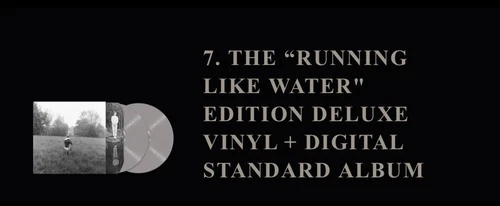 Taylor Swift – Folklore "Running Like Water" Silver 2xLP Vinyl – Sealed, Rare