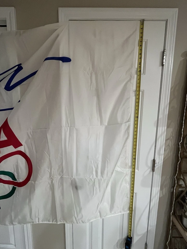 Full Size Flag 8’x5’ Olympics Games Co Sponsor Hilton USOC Officially Licensed - Image 2 of 4