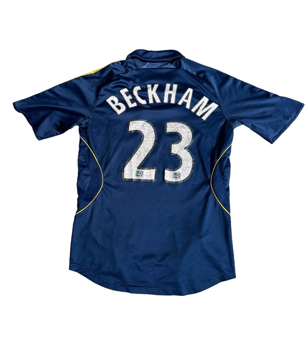 Vintage Los Angeles Galaxy David Beckham #23 2008 Away
