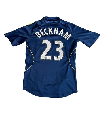Vintage Los Angeles Galaxy David Beckham #23 2008 Away