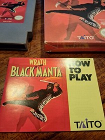 Wrath Of The Black Manta Cib Nes Nintendo