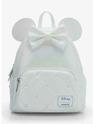 Loungefly Disney Minnie Mouse Iridescent Bridal Mini  display picture 1