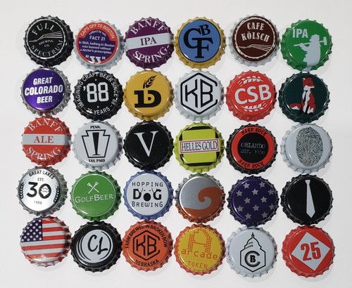 800 Beer Bottle Caps (((HUGE VARIETY))) Best Mix Assorted & Mixed Crown Caps - Picture 3 of 10