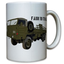 10TO GL Bundeswehr Faun LKW BW Bund Oldtimer Militärfahrzeug - Tasse #8916