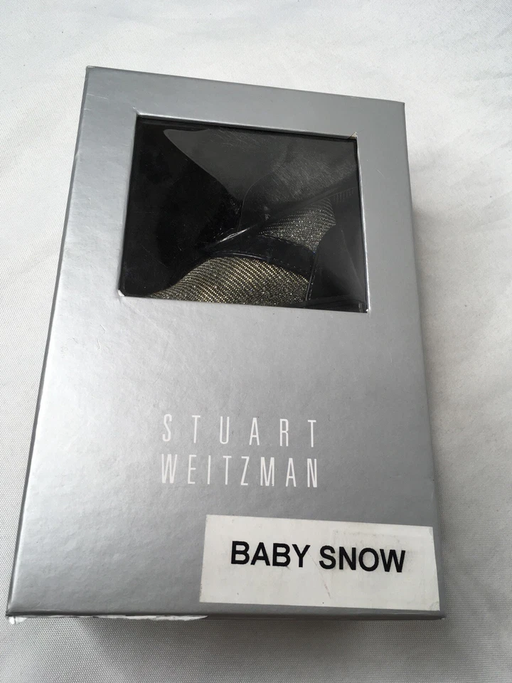 My First Stuart Weitzmans Bebé Botas de Nieve Niñas 'VANCE' 6 semanas-3 meses Piel Negra  Foto 2 de 4