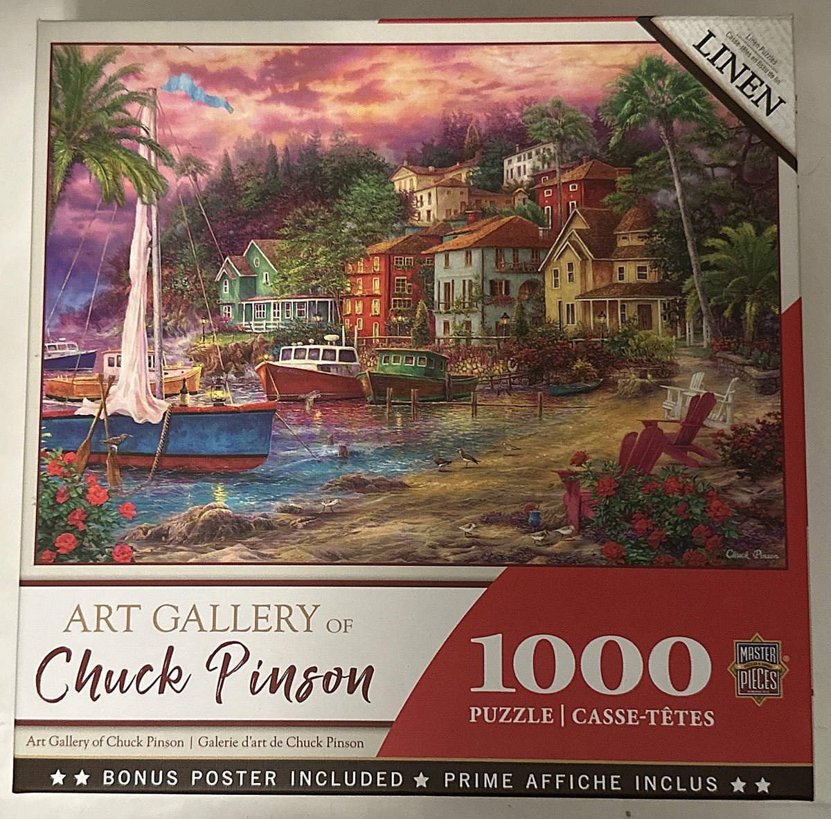MasterPieces Chuck Pinson Art Gallery Linen Jigsaw Puzzle on