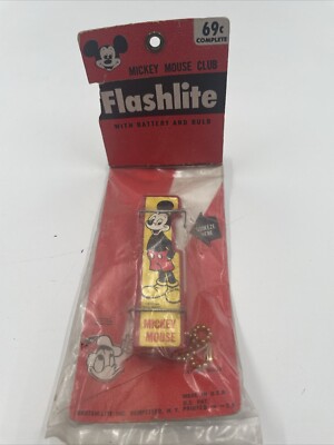 1950's Bantam-Lite MICKEY MOUSE pocket keychain flashlight - Main Image