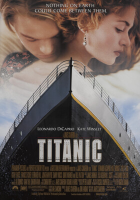 Titanic (1997) Leonardo DiCaprio Movie Kate Winslet  POSTER Plakat #450