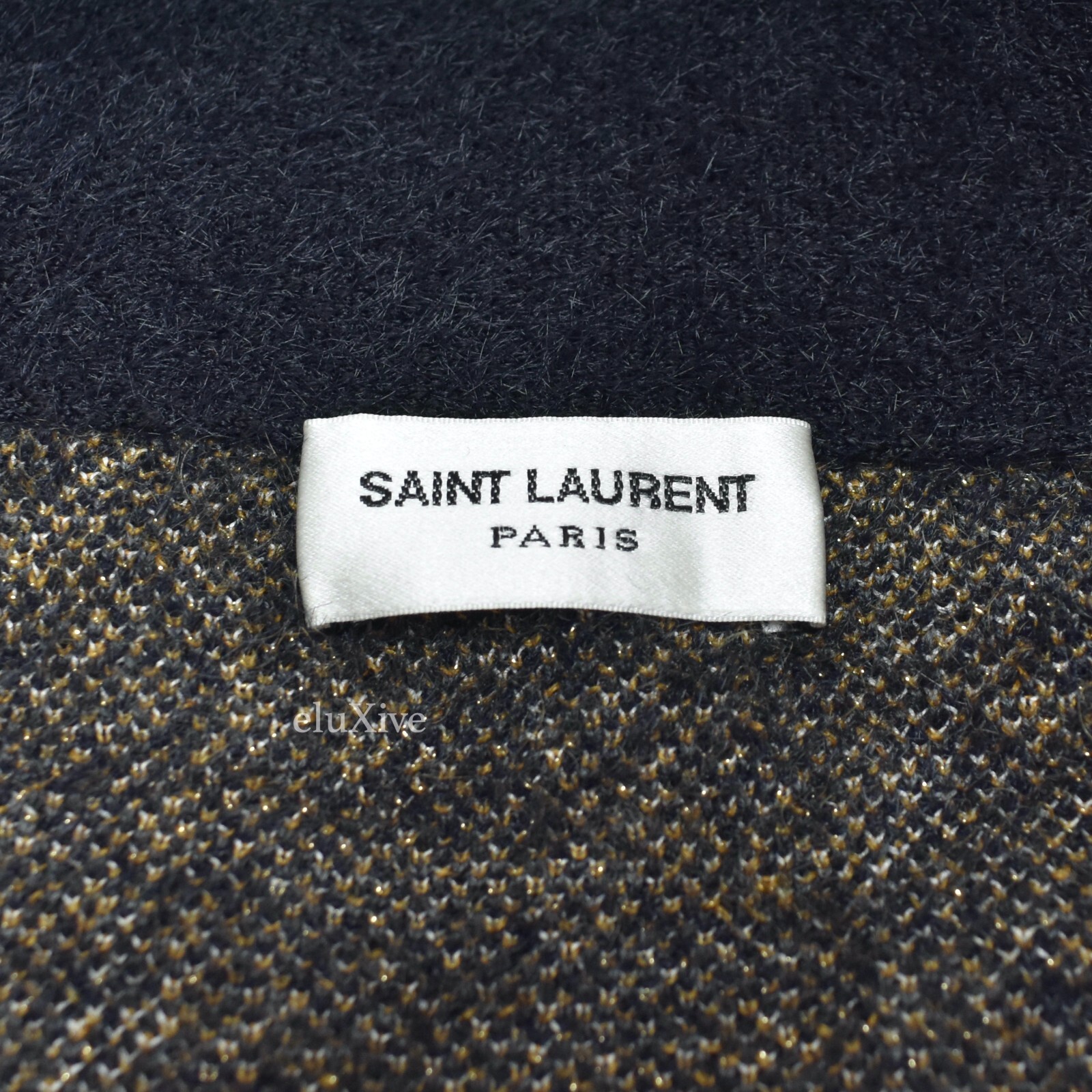 SAINT LAURENT Maglione kimono Tigre Jacquard da uomo nuovo con etichette $1890 AUTENTICO