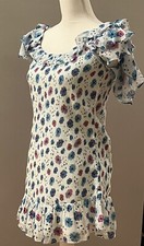 NWT LoveShackFancy Kodie Dress Mini XL In Deep Cotton Candy Smocked Retail $395