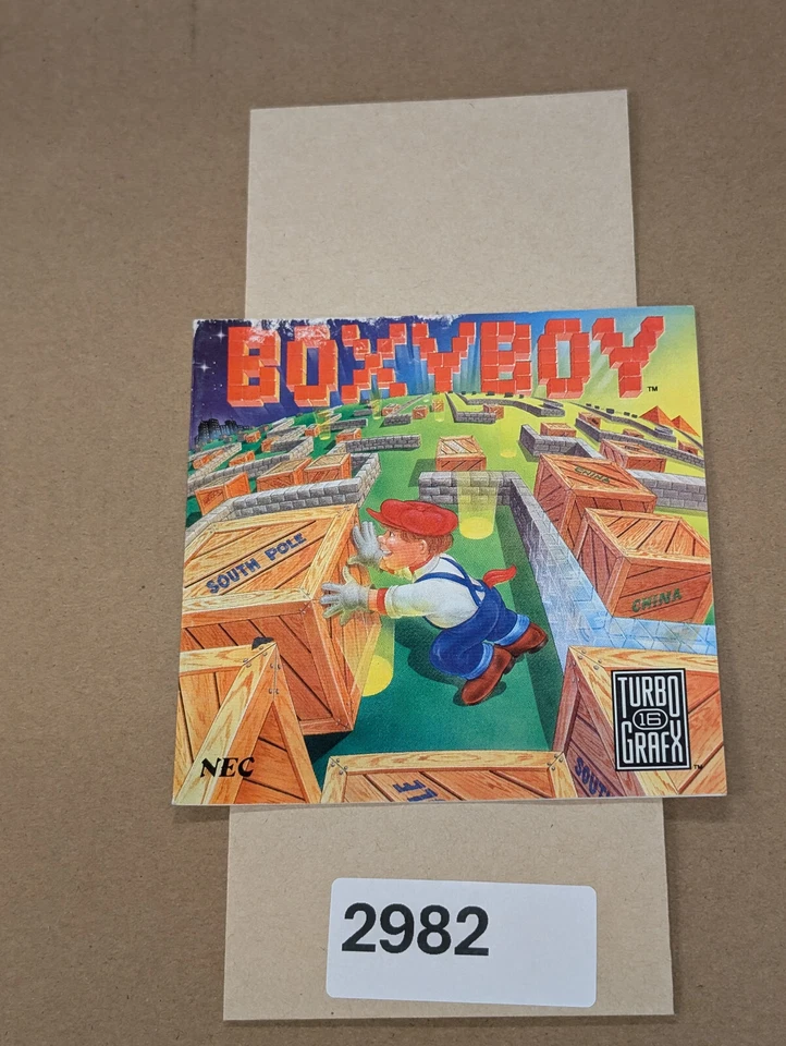 BoxyBoy - Turbo Grafx - Manual Only **NO GAME! - Image 3 of 4