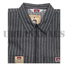 BENDAVIS Stripe Short Sleeve 1/2 Zip Shirts (S to 5XL)