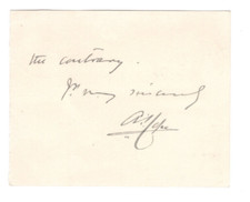 Arthur Stockdale Cope (1857-1940) signed clip / Autographed Portrait Artist