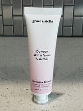  - Grace & Stella Lavender lotion - Deluxe Travel sz 30mL / 1oz - Sealed
